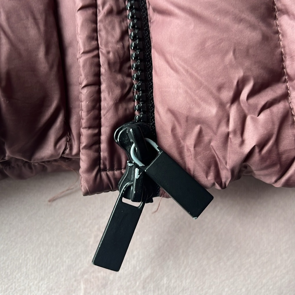 Genuine fur trim down puffer jacket for girls 3-4T original price $125 - Picture 6 of 7